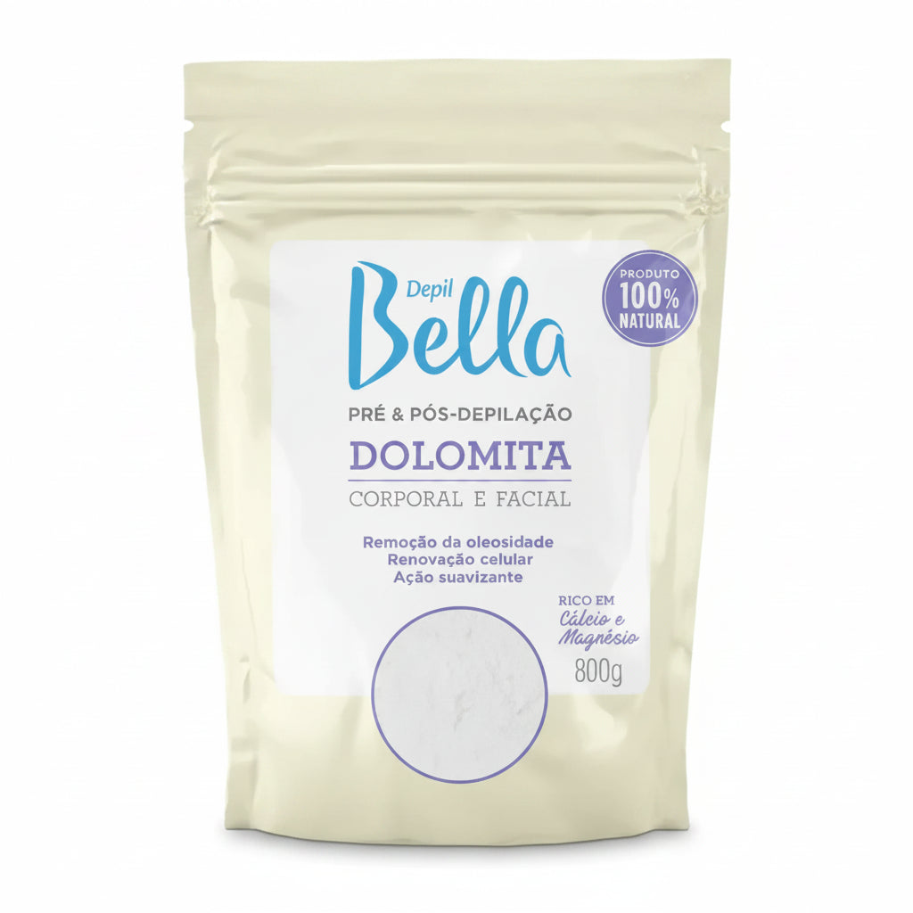 Dolomita Corporal/Facial Pré/pós-depilação 800g